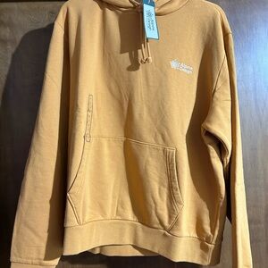 Alpine Design Tan Sweater with Relaxed Fit and Ribbed Hem